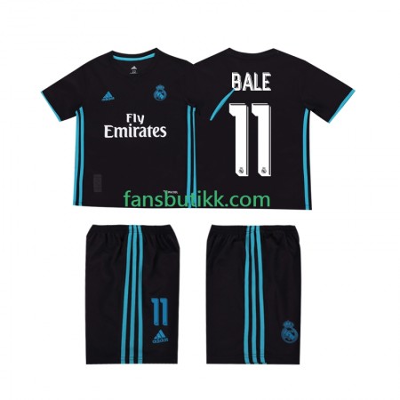 Fotballdrakt Real Madrid Bale 11 2017 Barn Retro Bortetrøye 2018 Kortermet